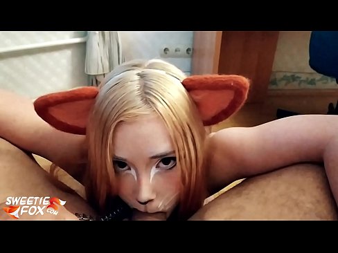 ❤️ Kitsune هن جي وات ۾ ڊڪ ۽ ڪم نگل ️❌ مقعد وڊيو